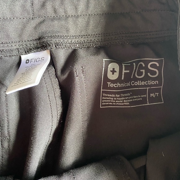 FIGS Zamora Black Jogger Scrub Pants Women's - Picture 5 of 7